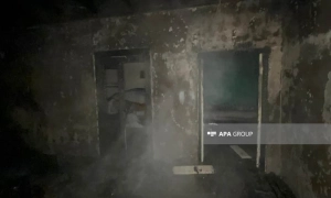 Ev yanıb kül oldu,kirayəşin xəstəxanaya düşdü