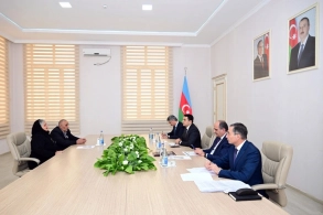 Adil Kərimli Ağdamda vətəndaşları qəbul edib&nbsp;