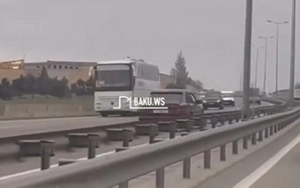 Magistralda “protiv” gedən sürücü həbs edildi - Video&nbsp;