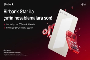 Birbank Star – xərcləməyi rahatlaşdıran kredit kartı&nbsp;
