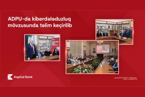 "Kapital Bank"ın kiberdələduzluqla mübarizə mövzusunda təlimləri davam edir 