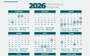 2026-cı ilin qeyri-iş günləri - Açıqlandı