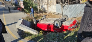 "06" arxa düşdü - FOTOLAR