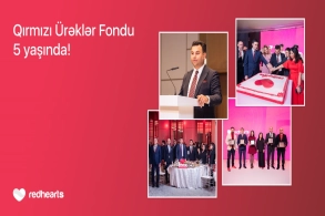 Qırmızı Ürəklər Fondu 5 il ərzində minlərlə insanın həyatına toxundu&nbsp;