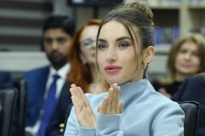 Prezidentin gəlini müəllifi olduğu layihəni təqdim etdi 