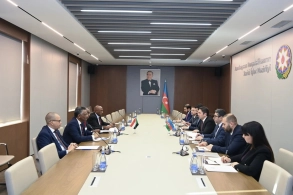 Ceyhun Bayramov Sudanın XİN başçısının müavinini qəbul edib&nbsp;