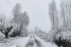 Azərbaycanda yarım metr qar yağdı
