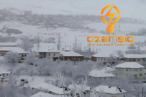 "Azərişıq" yenə ümidləri doğrultmadı: Qarlı havada əhali İŞIQSIZ QALIB 