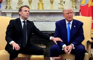 Tramp Makronun eynəklərinə sataşdı: Çox xoşuma gəldi 