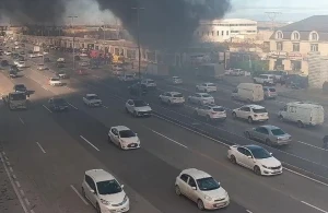 Yanğın davam edir:Xeyli sayda texnika cəlb edildi