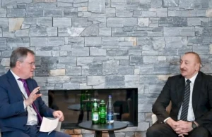 Prezident Davosda “Vitol” şirkətinin baş icraçı direktoru ilə görüşdü - FOTOLAR