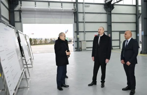 Prezident açılış iştirak edir