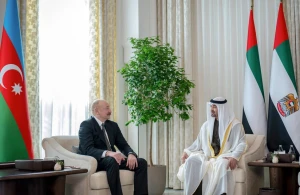 İlham Əliyevin Əbu-Dabidə Birləşmiş Ərəb Əmirliklərinin Prezidenti ilə görüşü olub&nbsp;