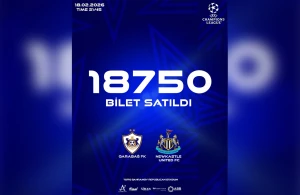 “Qarabağ”-“Nyukasl” matçına bu qədər bilet satıldı