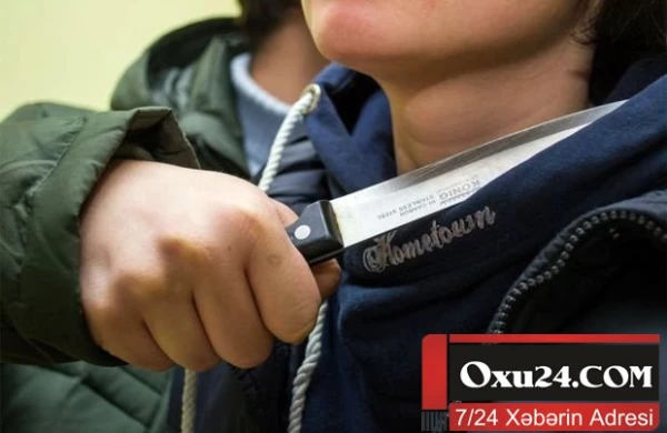 Qonşu qonşunun boğazını üzdü -