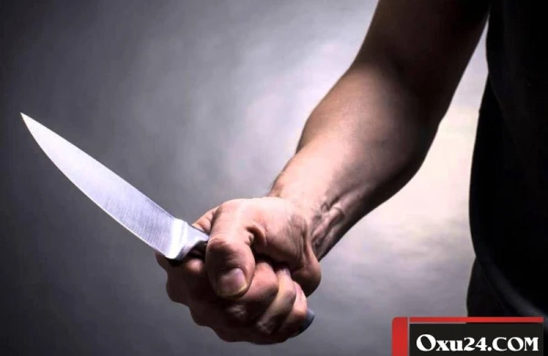 "Aranızda kişi yoxdur?" davası qanla bitdi - Polis bıçaqlandı