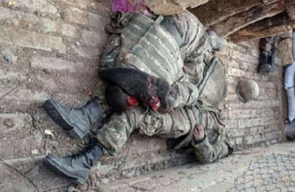 Aprel döyüşlərində geri alınan erməni postlarından ŞOK  GÖRÜNTÜ