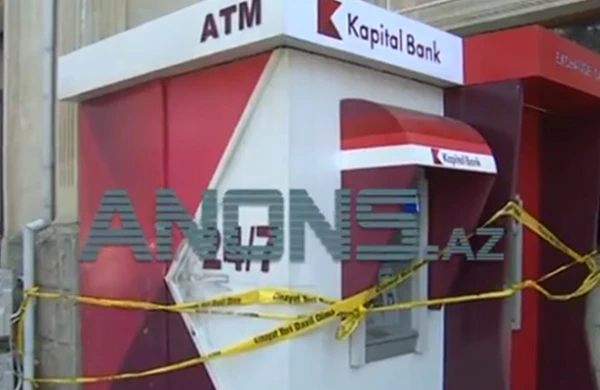 Bu da laqonda ilə kəsilən bankomat - Bakıda  ŞOK