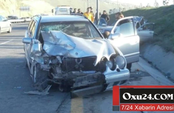 Bakıda ağır yol qəzası - Yaralılar var+ Foto