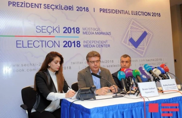 "Opinion Way": "Exit poll"un nəticəsinə görə İlham Əliyev 86,53% səs toplayıb