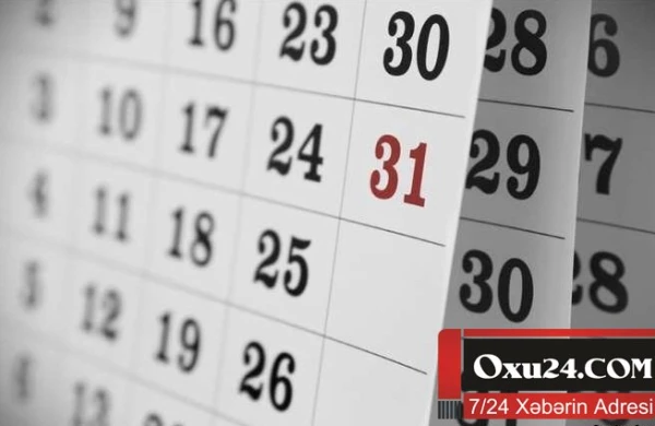 Mayın qeyri-iş günləri açıqlandı