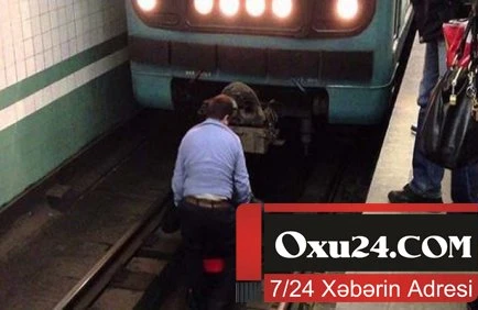 Bakı metrosunda qadın özünü qatarın altına atdı - Başı bədənindən ayrıldı
