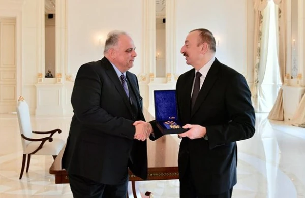 İlham Əliyevə “Qızıl Orden” mükafatı verildi - Foto