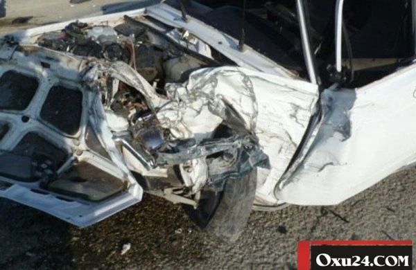 Ucarda iki avtomobil toqquşdu: yaralılar var