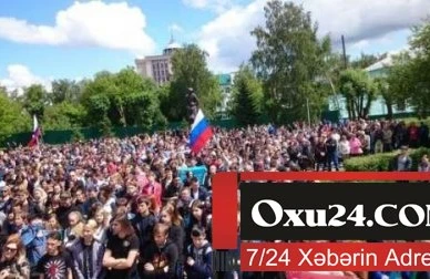 Rusiyanı mitinqlər bürüdü – Saxlanılanlar var