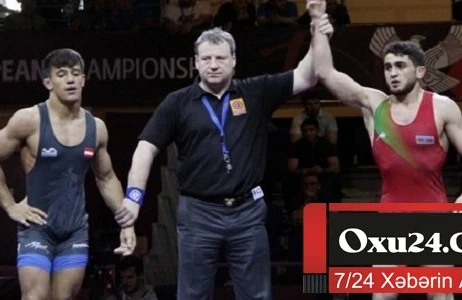 Hacı Əliyev titulunu qorudu - Güləşçilərimizdən daha 3 medal + Foto