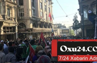 İstanbul AYAĞA QALXDI - İsrail və Amerika əleyhinə ETİRAZ DALĞASI - FOTO