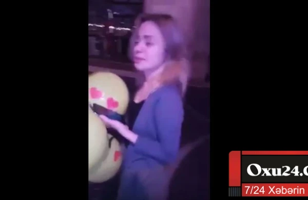 Hər kəs qızın  "Tarqovu"da gecə çəkilən bu VİDEOsundan danışır
