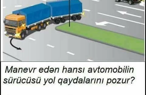 Fotoda hansı sürücü qaydanı pozur?- Maraqlı test