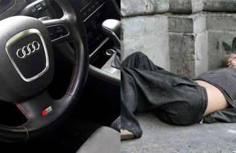 Bakıda şok olay: Biznesmen “bomj” atasının dalınca morqa 150 minlik maşında gəldi