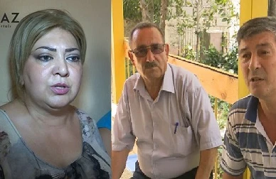 "Sənin kimiləri çox dovşan etmişəm" - Qadınla kişinin əlbəyaxa davası +