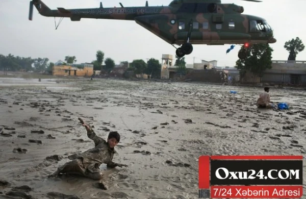 Azərbaycanda bu kəndlərlə əlaqə kəsildi - Əhali helikopterlə çıxarılır