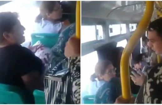 Avtobusda qadınlar arasında söyüşlü dava: "Səni pəncərədən ataram..."+VİDEO