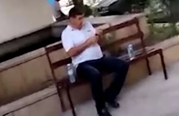 “Hacı Mazan” polis bölməsindən görüntüləri yayıldı - Video