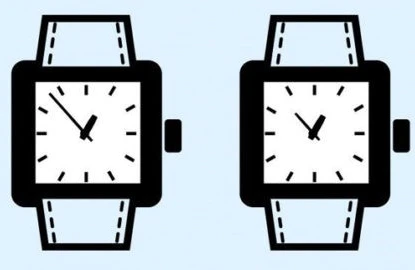 Rəsmdəki saatlardan biri oyuncaqdır -Sizcə hansı?