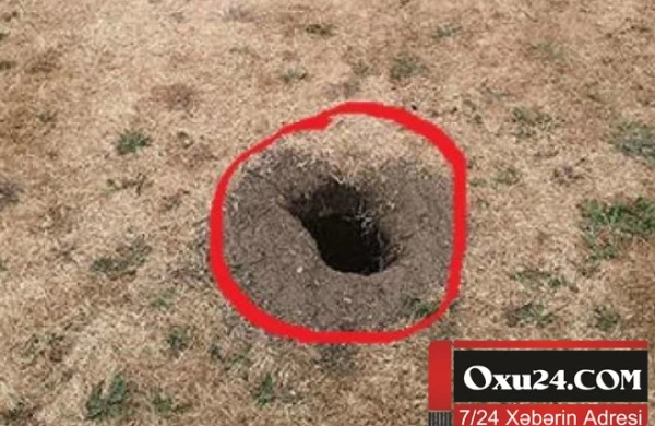 Bağında tapdığı dəliyi qazmağa başladı - Ortaya elə şey çıxdı ki... - FOTOLAR