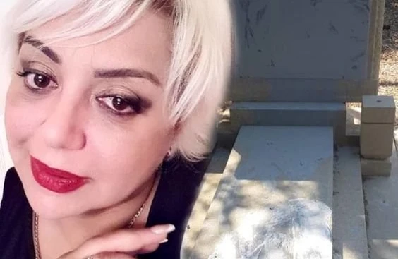 Bakıda prodüserin atasının məzarına boya töküb, rənglədilər - FOTO