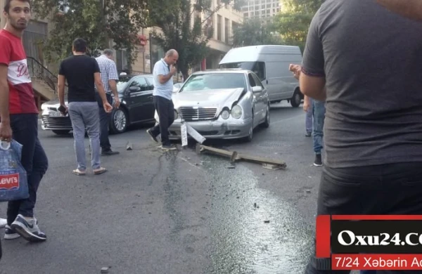 Son dəqiqə: Bakıda ağır qəza - FOTO