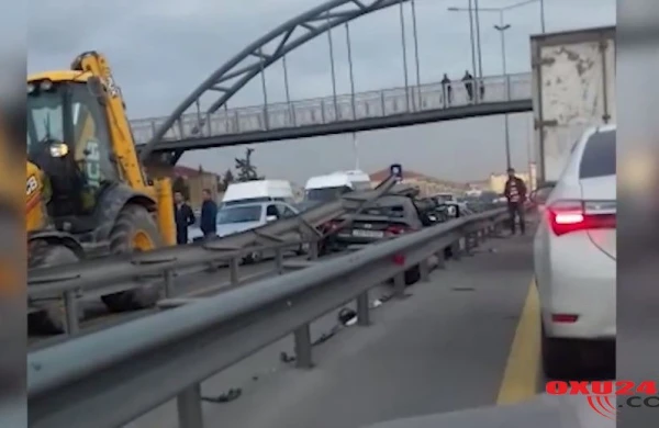 Bakı-Sumqayıt yolunda qəza - Polisin oğlu ÖLDÜ +VİDEO