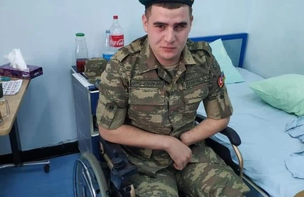 Böyük rəzalət! İki ayağı və əli olmayan döyüşçümüzə protez tapılmır +FOTO