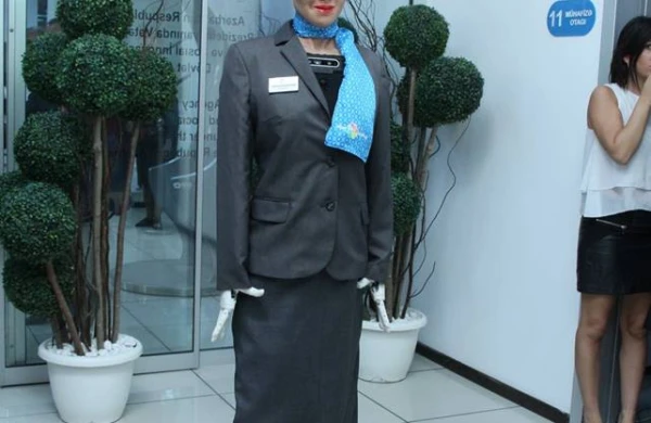 Dünyaca məşhur robort AZƏRBAYCANDA - FOTOLAR