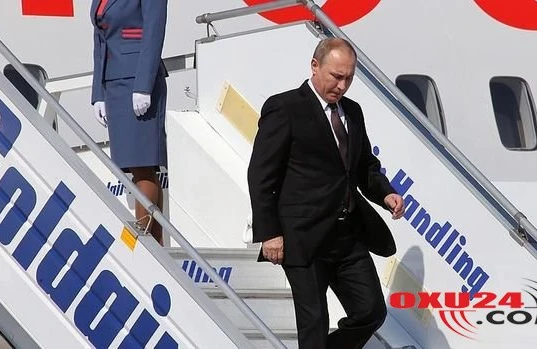 Vladimir Putin Türkiyəyə getdi