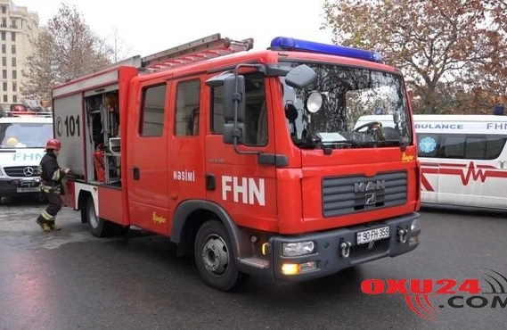 Bakıda şirkətdə yanğın, çilingər öldü