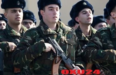 DTX-nin hərbi hissəsində andiçmə mərasimi keçirilib