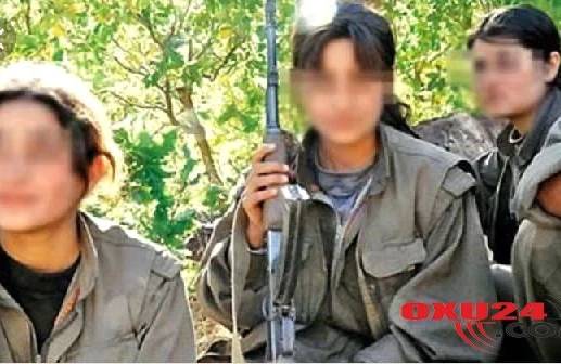 Tutulan qadın terrorçudan dəhşətli açıqlama:" Bizi əvvəlcə zorlayıb..." - FOTOLAR