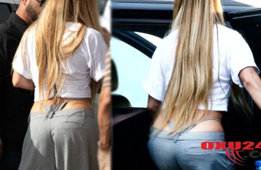 Müğənninin geyimi olay yaratdı...Alt paltarı göründü